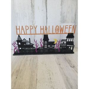 Halloween midnight market glitter tea light holder scary figure